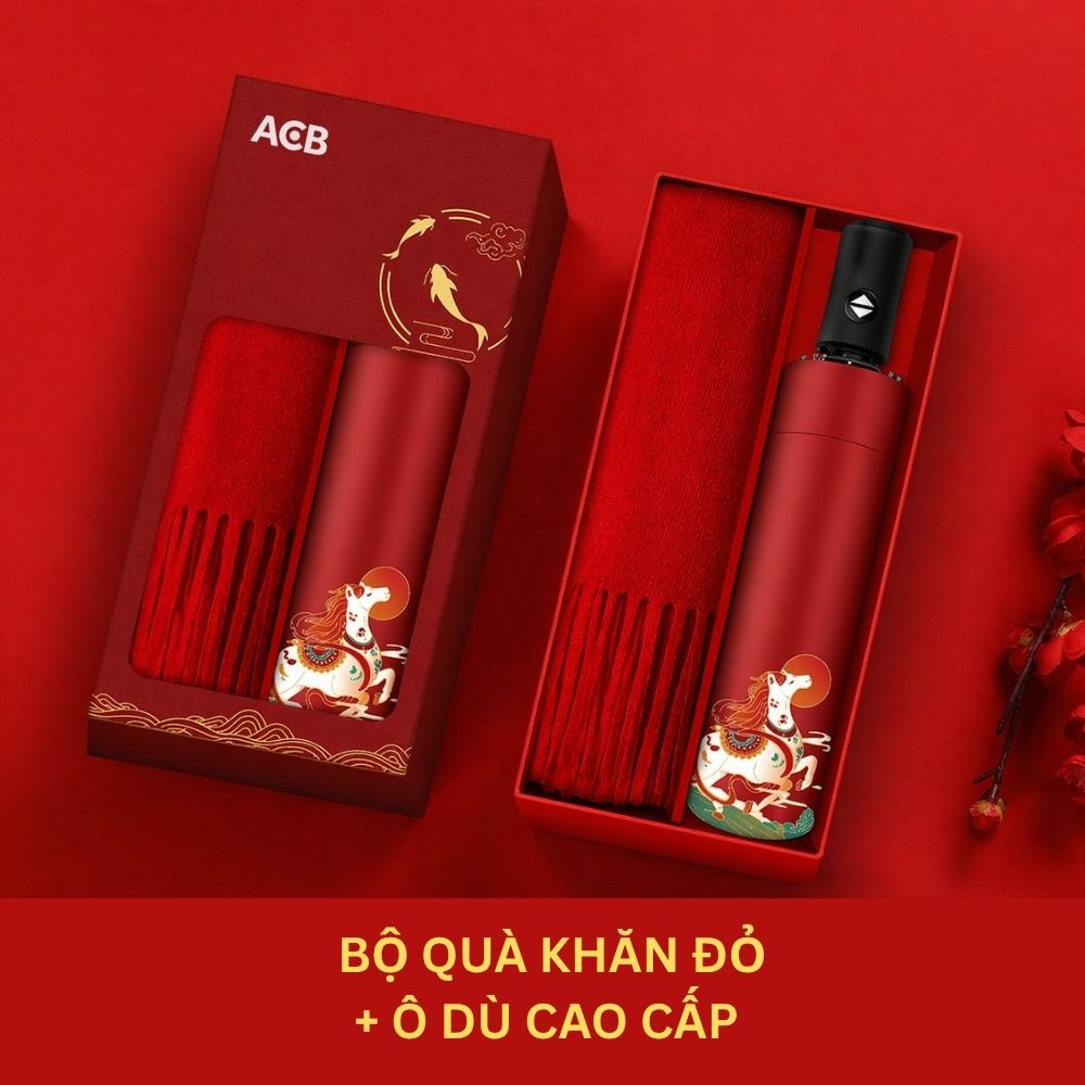2 Combo Quà Tết Doanh Nghiệp Tặng Khách Hàng Thân Thiết Bình An May Mắn Cả Năm