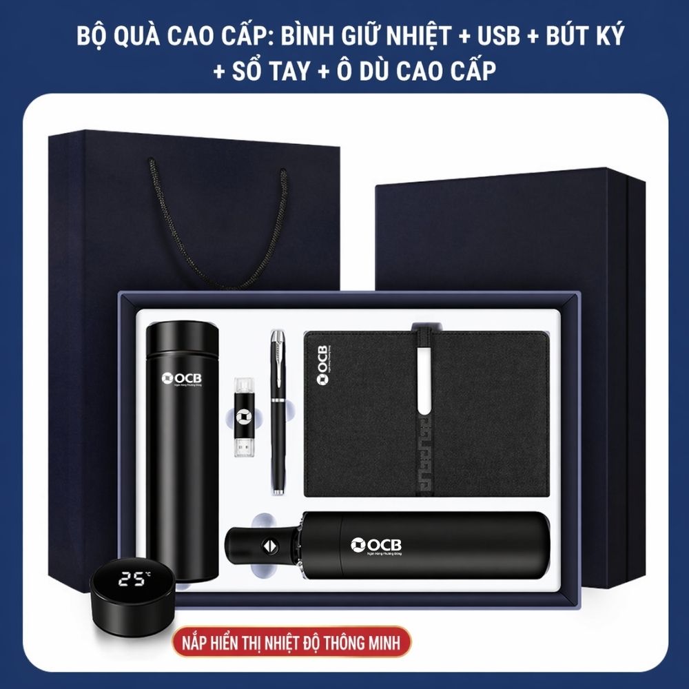 2 Bộ Quà Doanh Nghiệp Ý Nghĩa Phát Triển - Quà Tặng Nhân Viên Year End Party Tổng Kết Năm