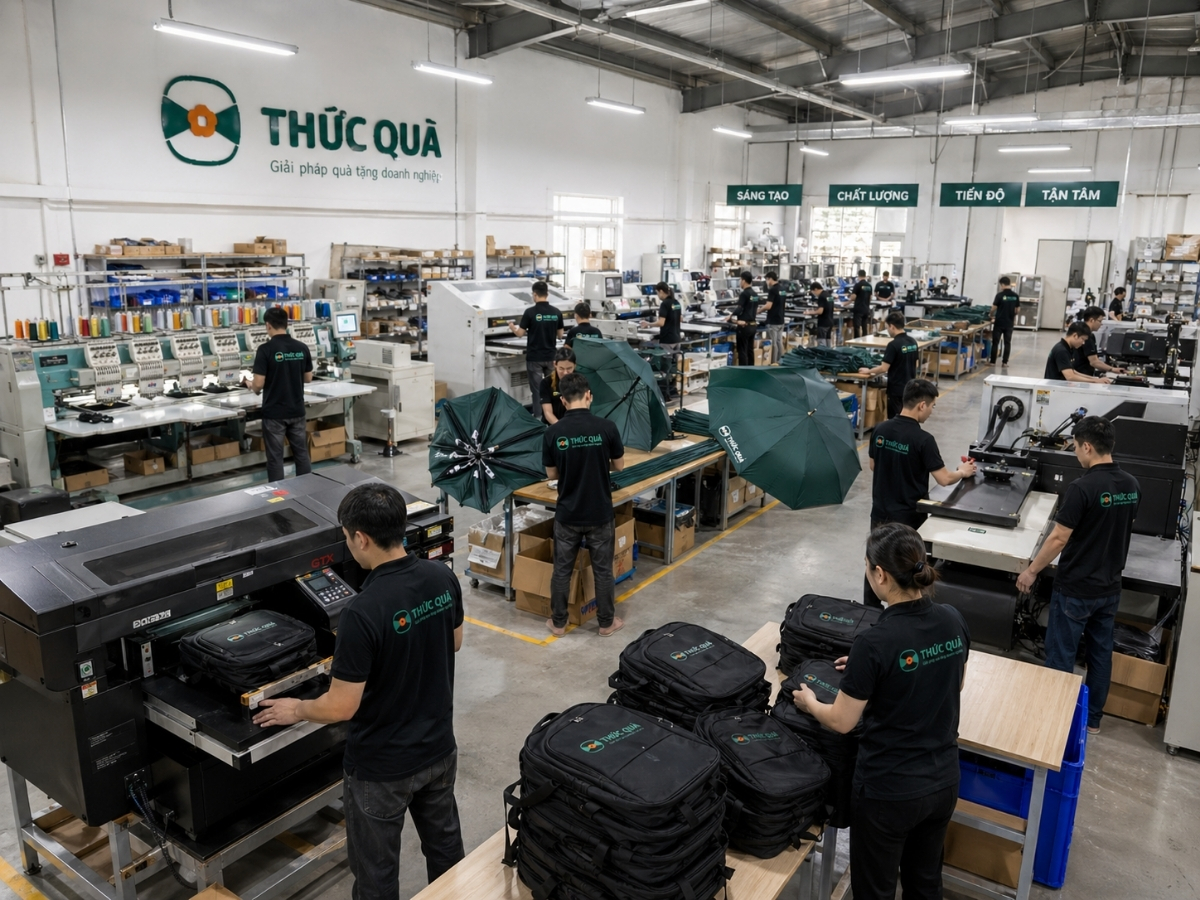 Toàn cảnh xưởng Thức Quà