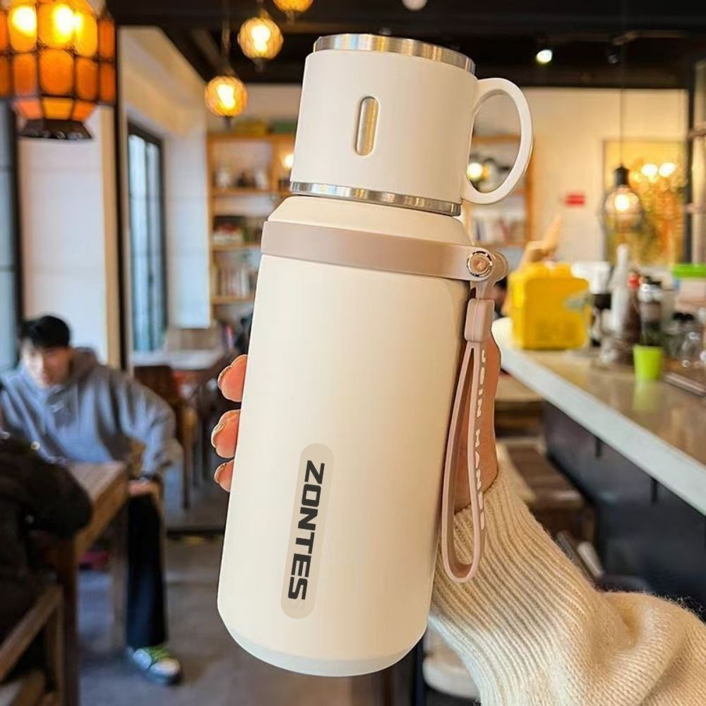 3 Bình Giữ Nhiệt Thép Không Gỉ Dung Tích 600ml Siêu Lớn Quà Tặng Nhân Viên Cuối Năm