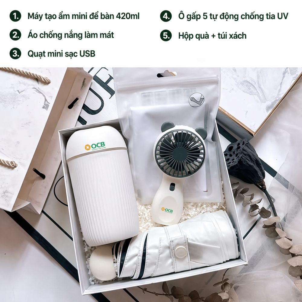 3 Set Quà Doanh Nghiệp Tặng Nhân Viên Sự Kiện Hội Nghị Thường Niên Và Ngày Phụ Nữ