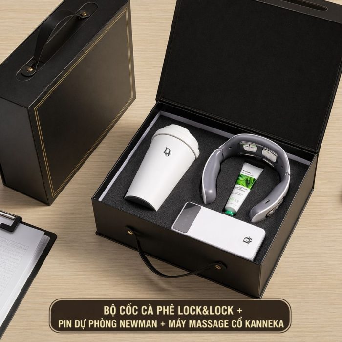 Bộ Quà Tặng Doanh Nghiệp Phối Thương Hiệu Cao Cấp Tặng Đối Tác Chiến Lược