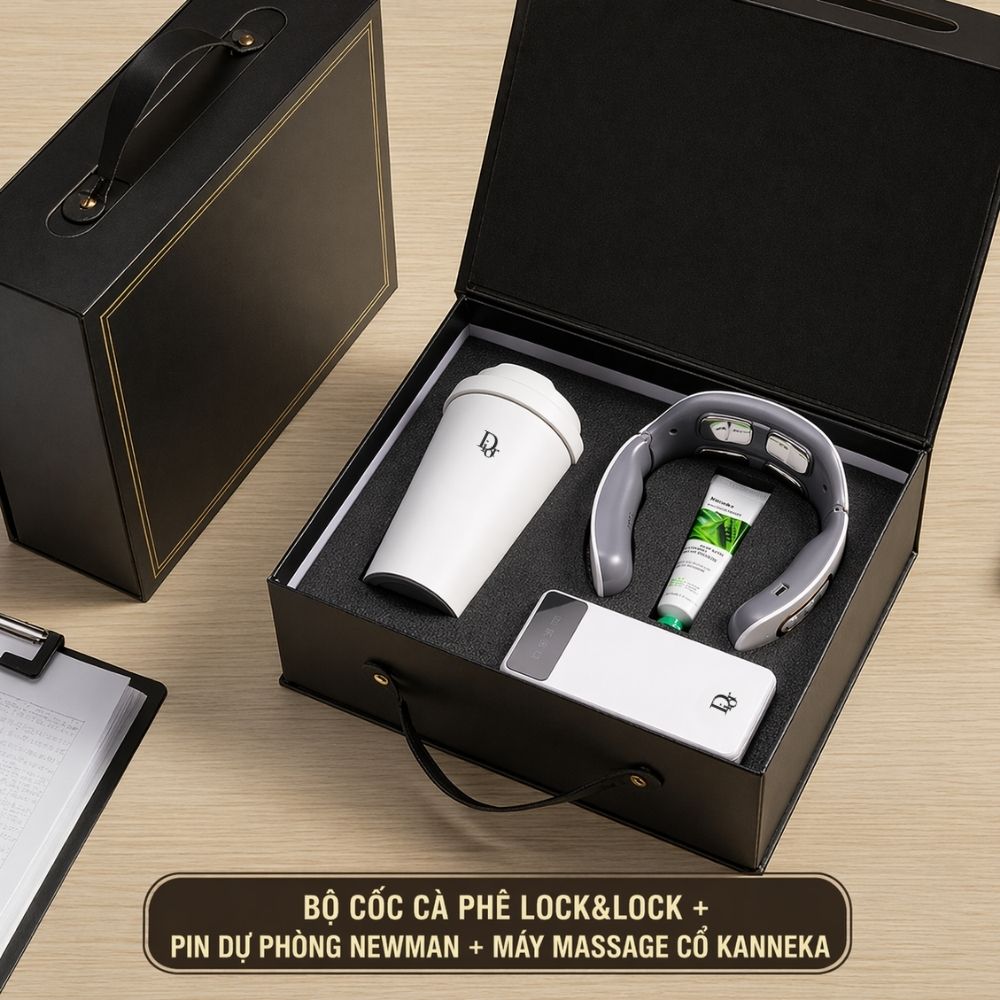 3 Bộ Quà Tặng Doanh Nghiệp Phối Thương Hiệu Cao Cấp Tặng Đối Tác Chiến Lược