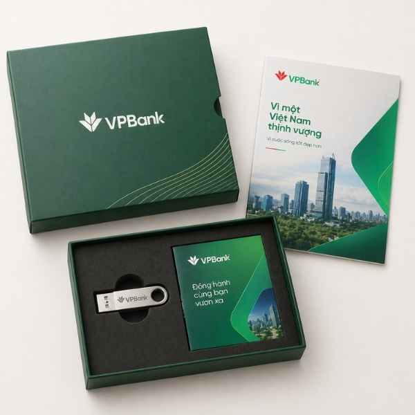 USB gỗ khắc logo 16GB