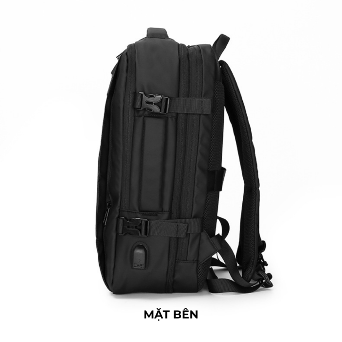Balo Tặng Khách Hàng Đa Năng Chống Thấm Nước Đen 30x17x45
