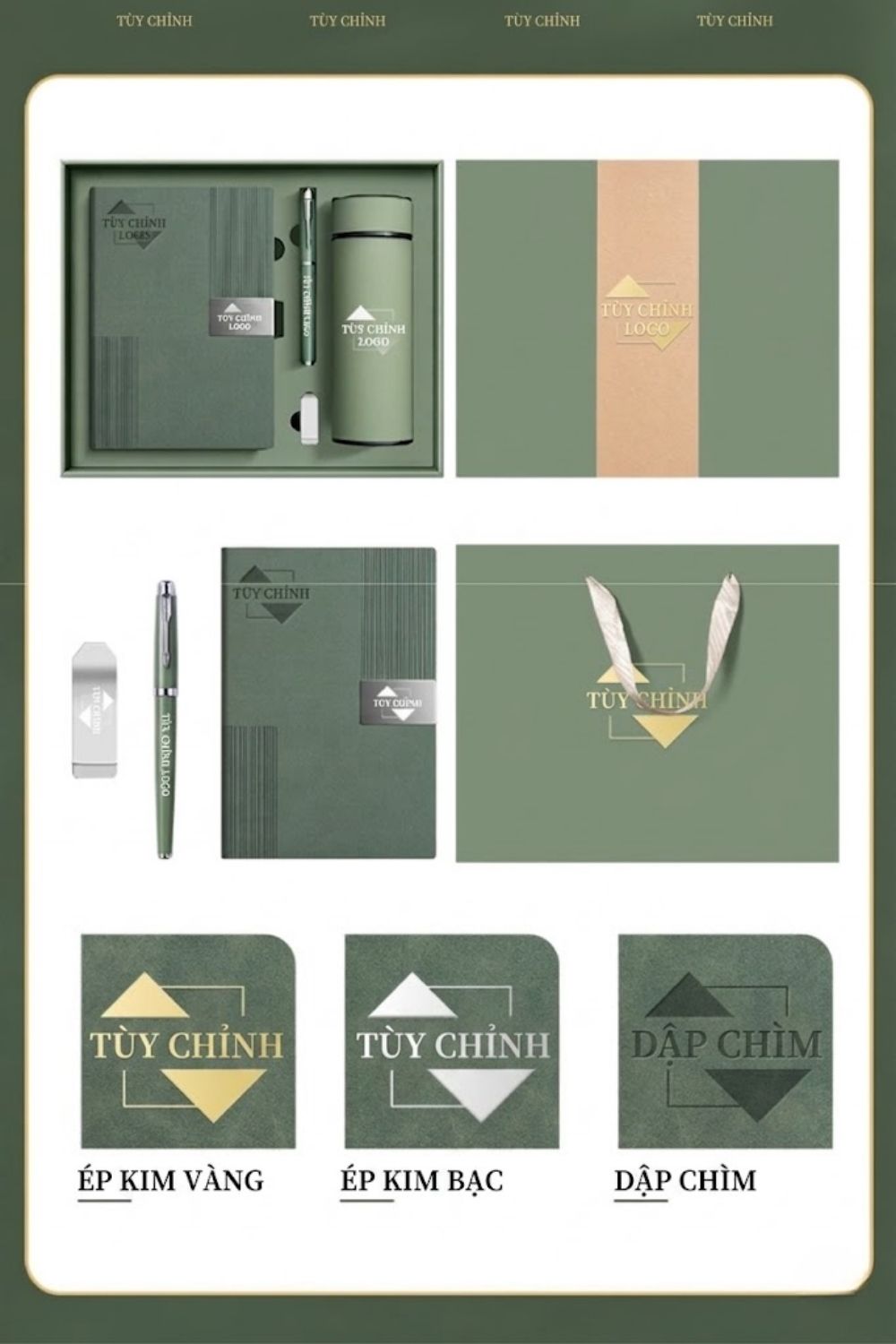 Combo Quà Tặng Tối Giản Hiện Đại - Quà Doanh Nghiệp Tặng Khách Hàng Sự Kiện Ra Mắt Sản Phẩm Mới