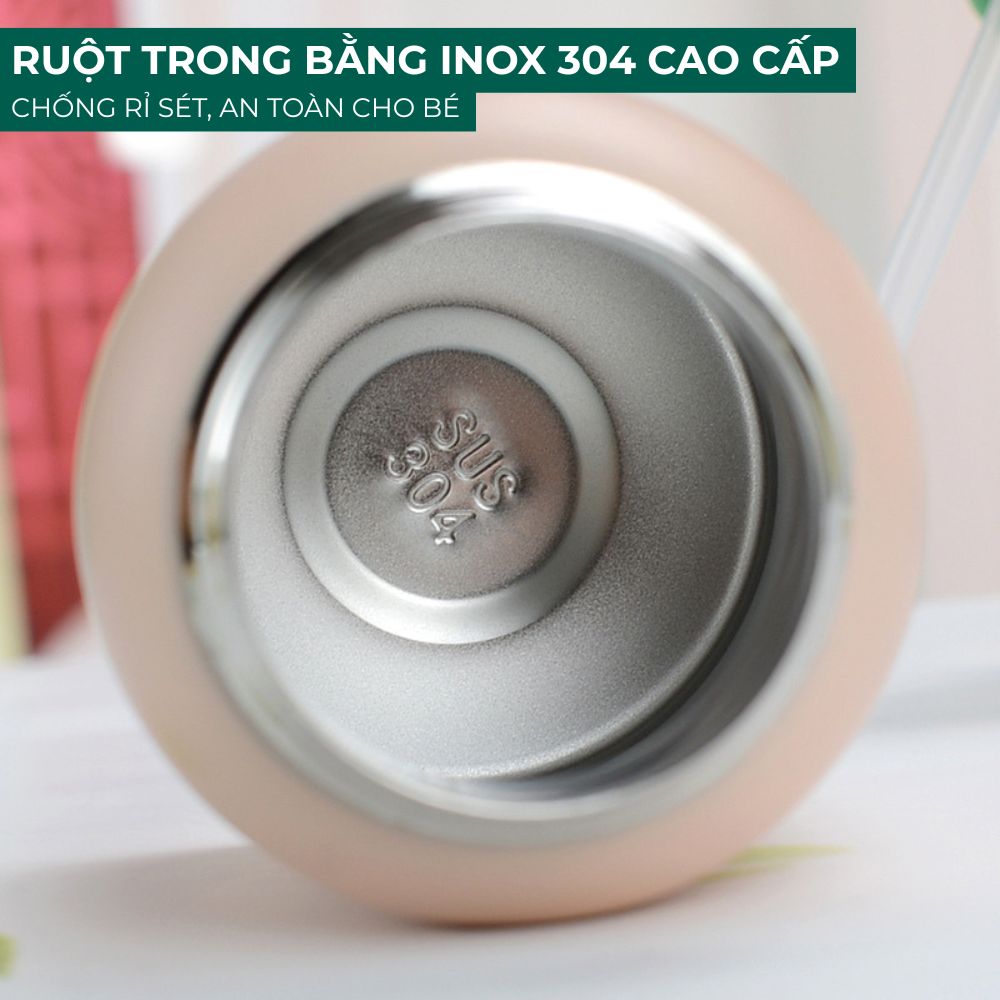 6 Bình Giữ Nhiệt Hình Vịt Ống Hút Inox - Quà Doanh Nghiệp Tri Ân Khách Hàng Thân Thiết
