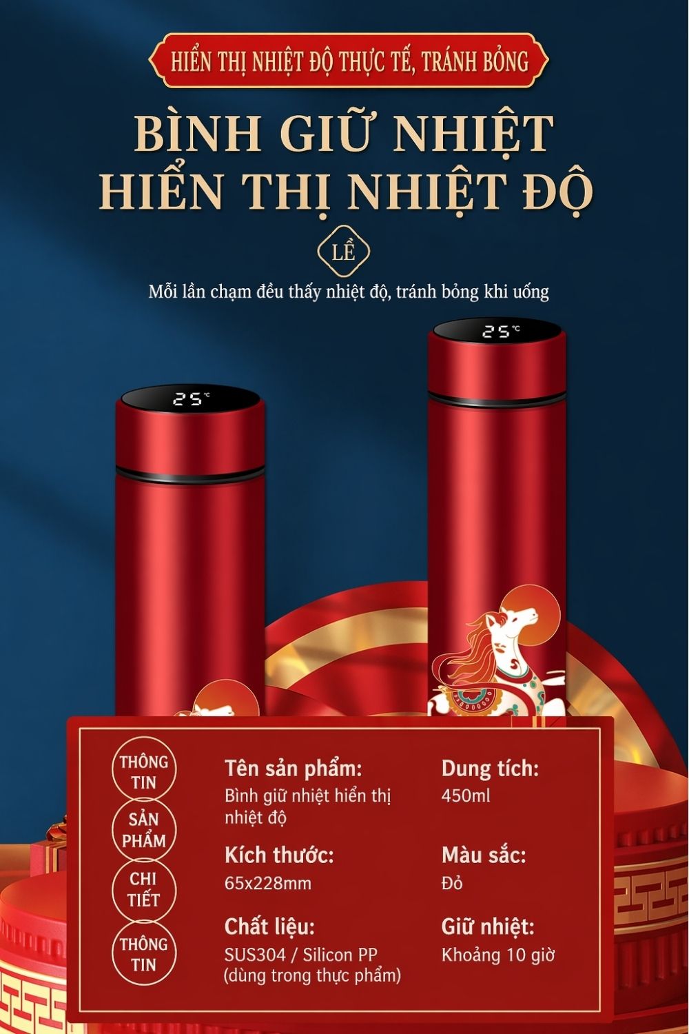 Combo Quà Tết Doanh Nghiệp Tặng Khách Hàng Thân Thiết Bình An May Mắn Cả Năm