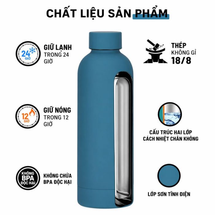 Bình Giữ Nhiệt Thể Thao Đa Dung Tích - Quà Tặng Kỷ Niệm Thành Lập Công Ty