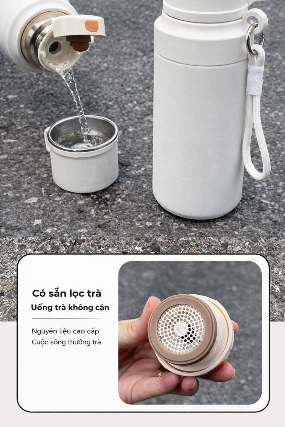 Bình Nước Giữ Nhiệt Dung Tích Lớn Thiết Kế Cao Cấp Tặng Nhân Viên Dịp Kỉ Niệm