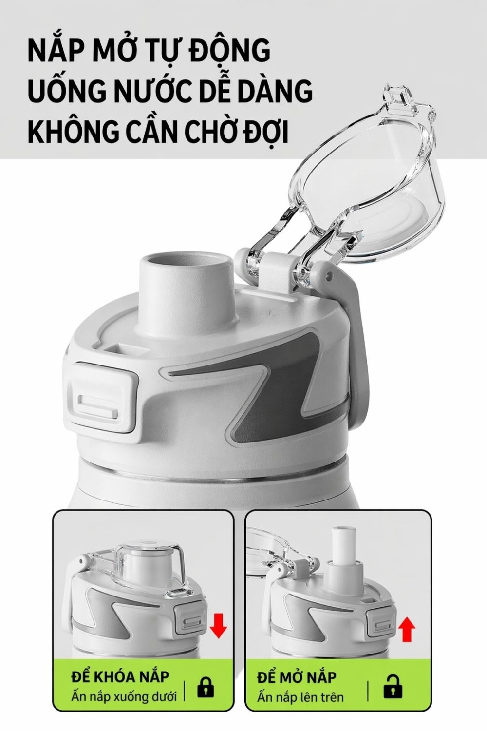 Bình Giữ Nhiệt Thể Thao - Quà Tặng Sự Kiện Đầu Năm Cho Nhân Viên
