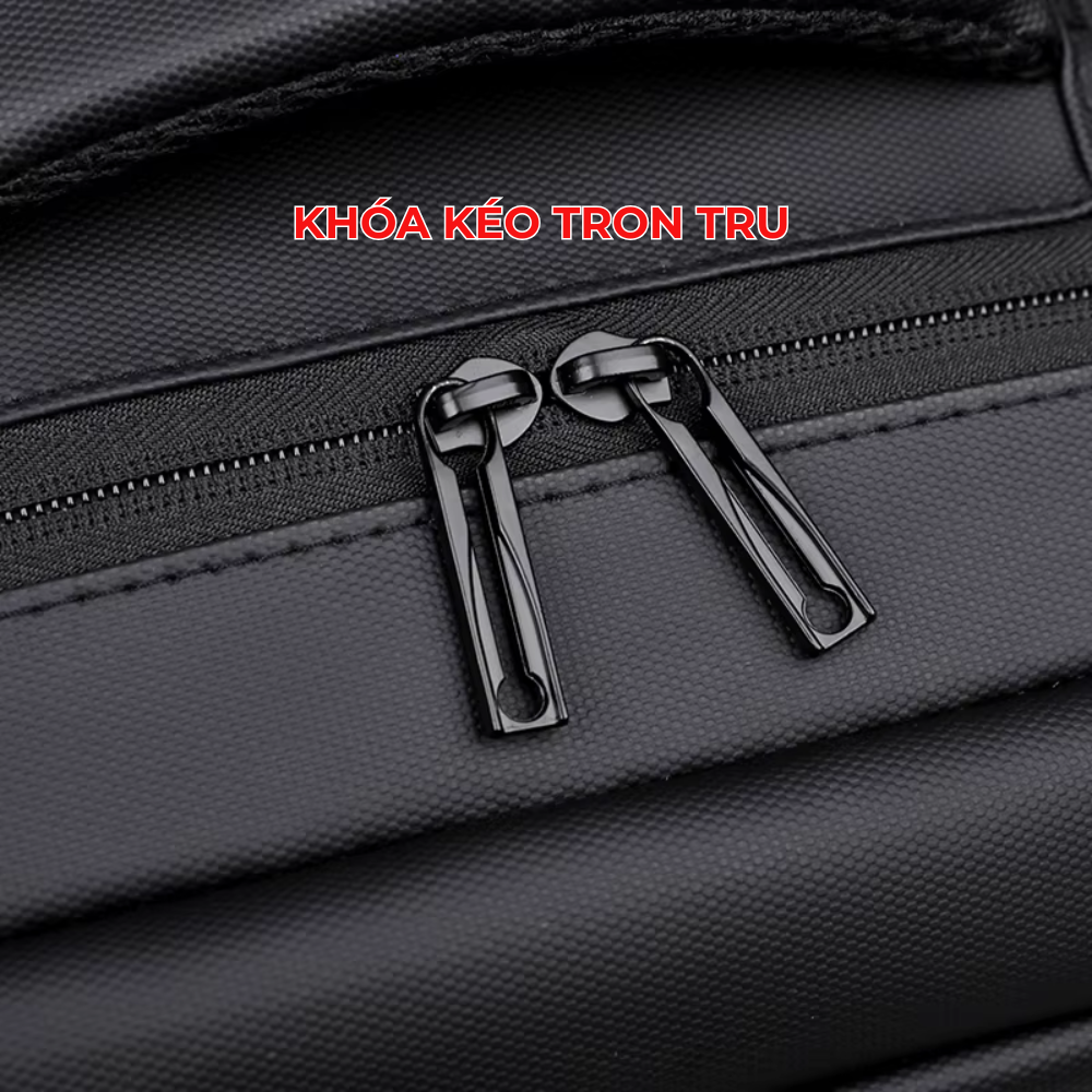 Balo Cho Đối Tác Tích Hợp Sạc USB Tiện Lợi Đen 40x30x50cm