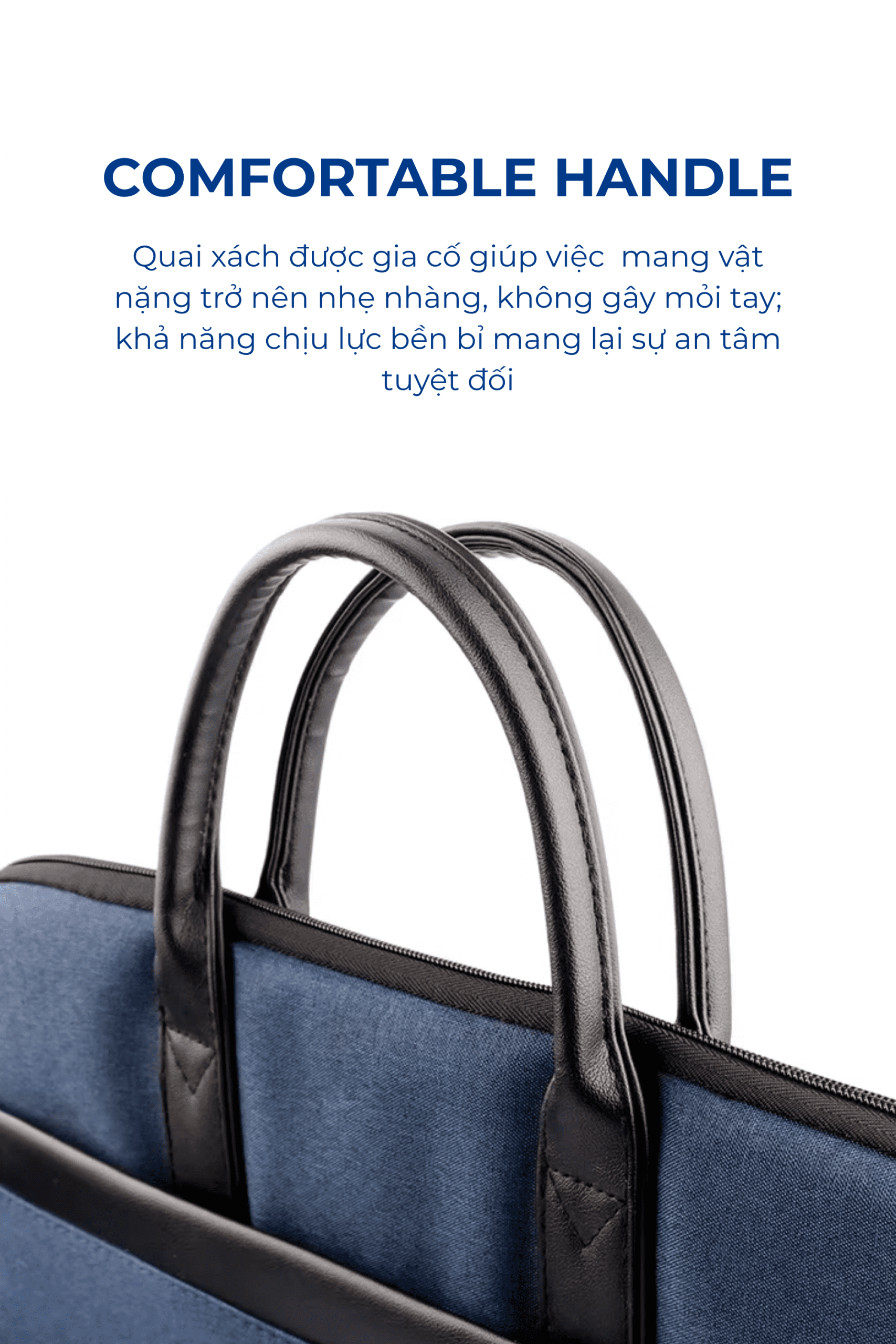 Balo Xách Tay Tặng Đối Tác Hiện Đại Chống Nước Đen 48x10x48 cm