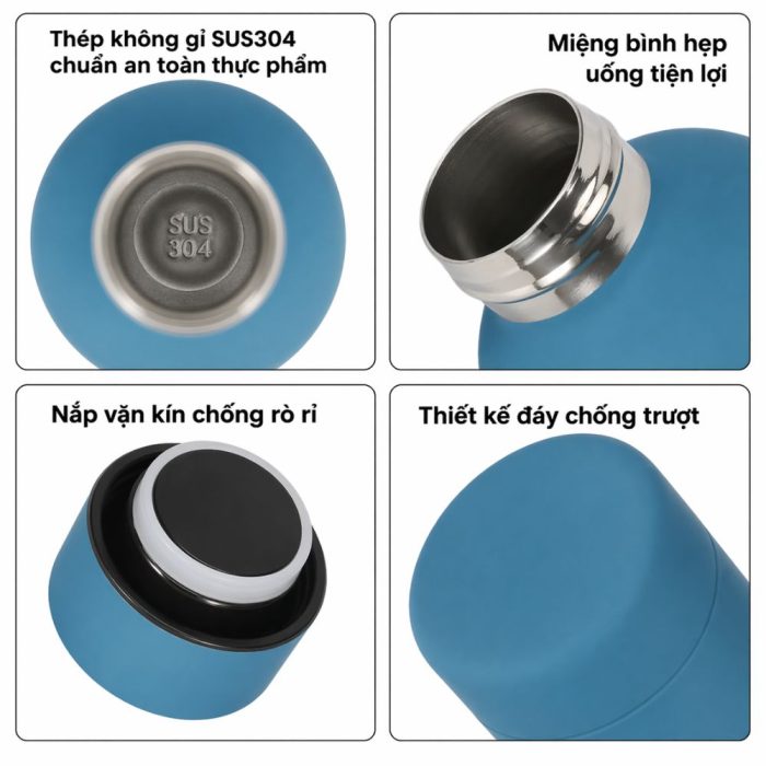 Bình Giữ Nhiệt Thể Thao Đa Dung Tích - Quà Tặng Kỷ Niệm Thành Lập Công Ty