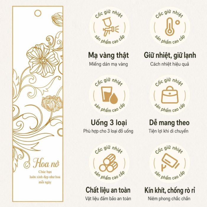 Set Quà Ly Giữ Nhiệt Và Ly Gốm Sứ In Hình Tùy Chỉnh - Quà Tặng Đối Tác Lớn Dịp Khai Trương