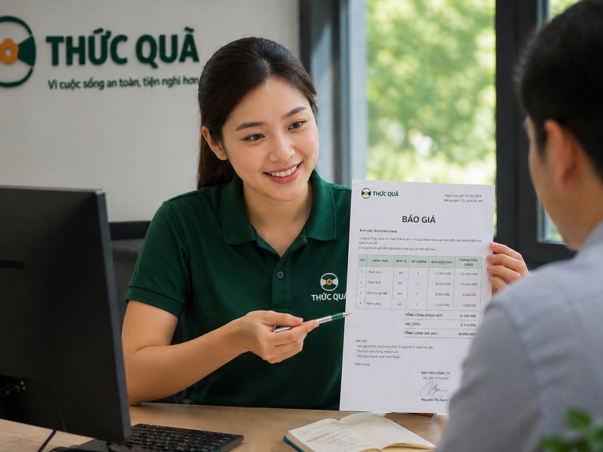 Báo giá + ảnh thật